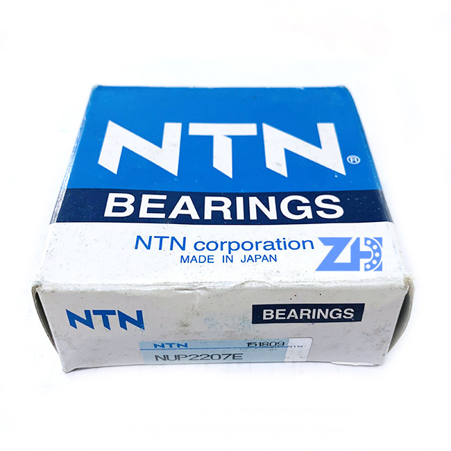 NUP2207E 35x72x23mm غلتکی استوانه ای تک ردیفه با سوراخ مستقیم حلقه داخلی متحرک دو تکه