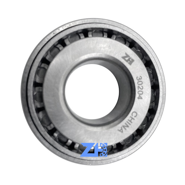 30204 تک ردیف غلتک مخروطی Gb Gcr15 بلبرینگ فولاد 20*47*15.25mm