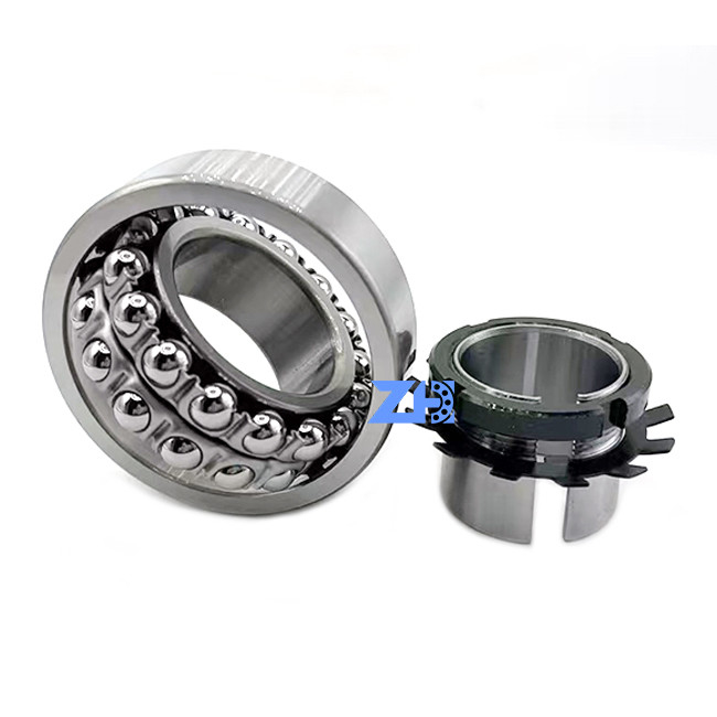22208 K رولبرینگ کروی با عملکرد روغنکاری مجدد حفره مخروطی با آستین آداپتور H208