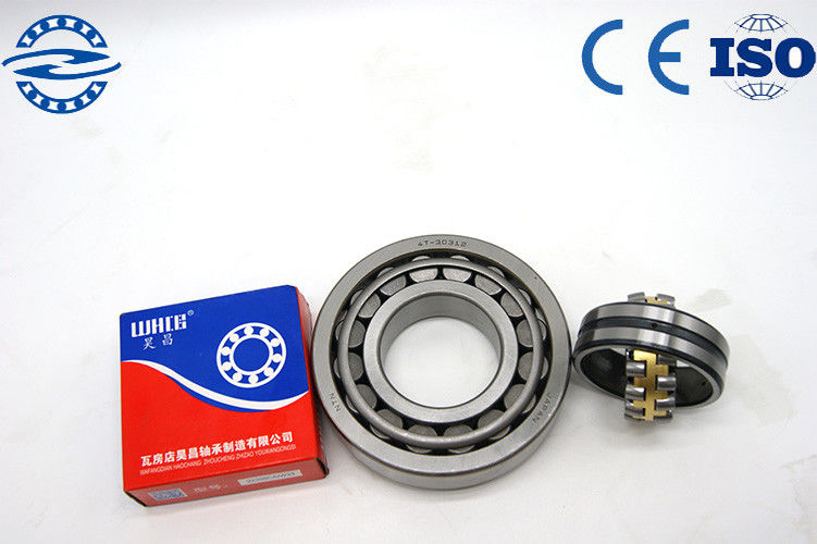 GCR15 مواد فولادی مخروطی غلتک 30222 برای کامیون خودرو عمر طولانی 110 * 200 * 41.5 میلی متر