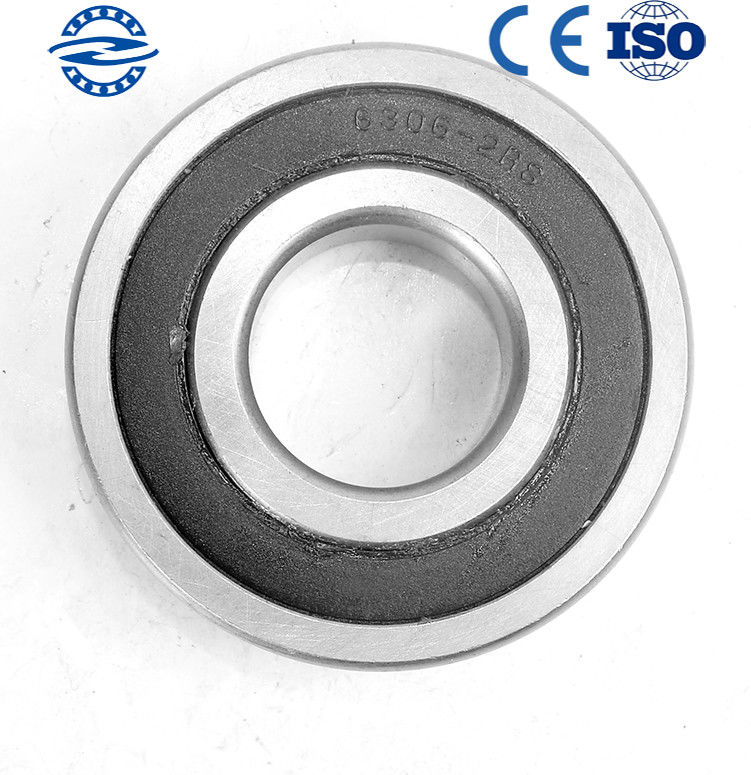 مهر و موم باز تک ردیف عمق شیار غلتک 6208 6306 2RS 40 * 80 * 17mm