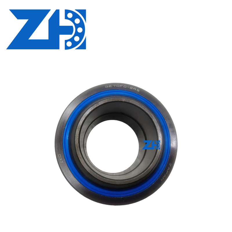 GE70F0-2RS همبستگی کروی حامل ظرفیت بار بالا خود چسباندن برای سرعت پایین خود تراز زاویه ای