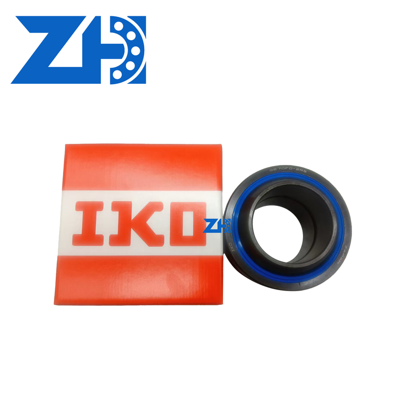 GE70F0-2RS حامل مفصل کروی با ظرفیت بارگذاری بالا و روانکاری خود برای زاویه سازی و خود تراز با سرعت پایین