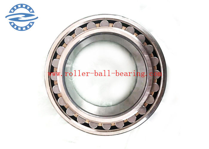 قفس برنجی طول عمر 23220CA/W33 کروی دو ردیف غلتک اندازه 100*180*60.3MM