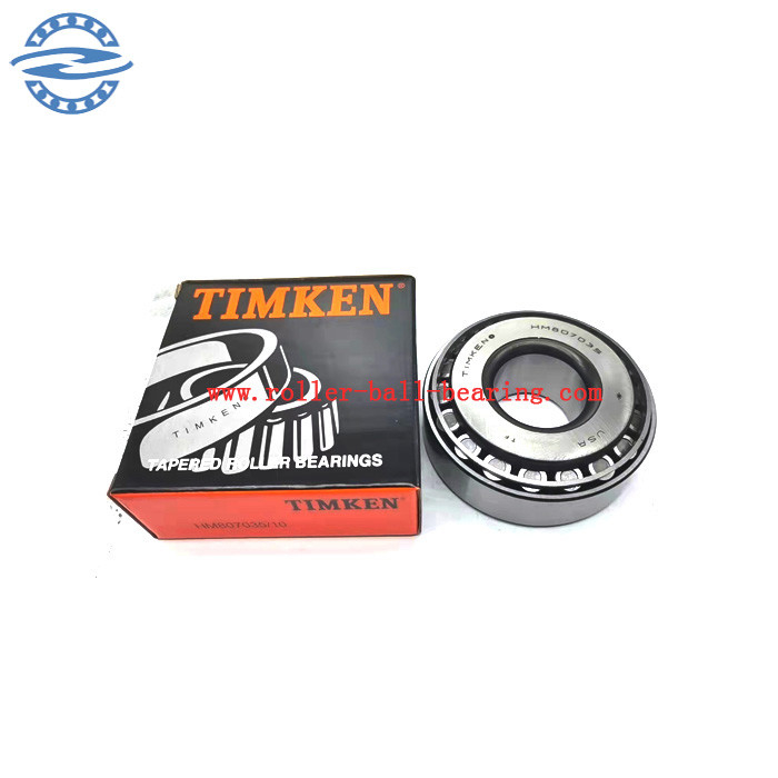 غلتک مخروطی تک ردیف HM807035/10 اندازه 41.275*104.775*36.512MM HM807035/807010 807035/10