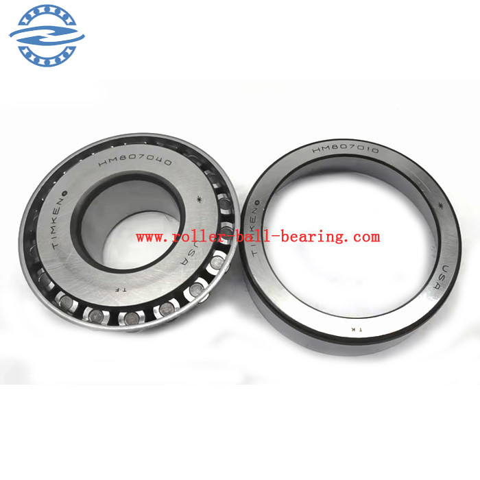 غلتک مخروطی Gcr15 OEM HM807040/10 اندازه 44.45*104.78*36.51MM HM807040/807010 807040 807010