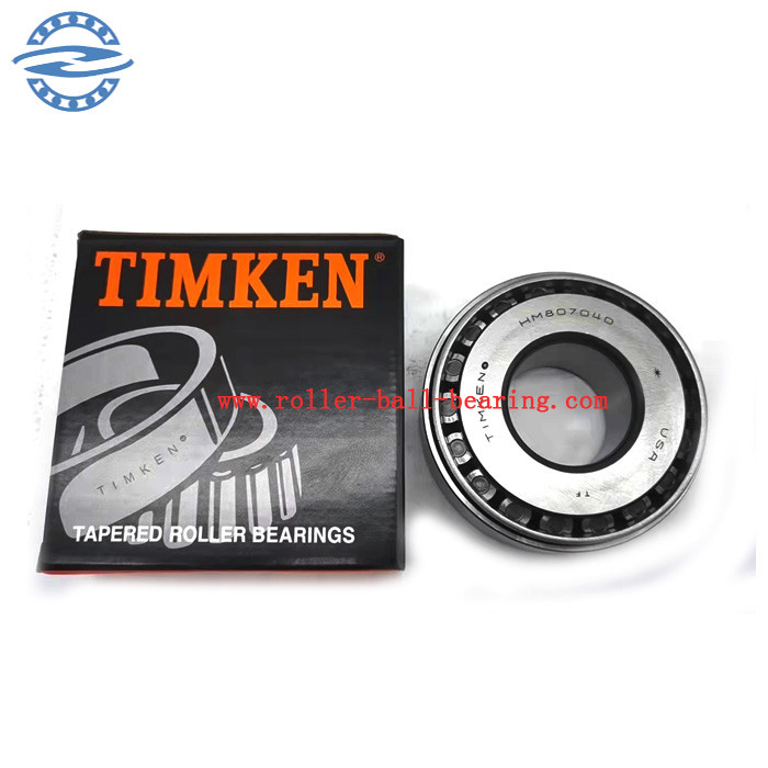 غلتک مخروطی Gcr15 OEM HM807040/10 اندازه 44.45*104.78*36.51MM HM807040/807010 807040 807010