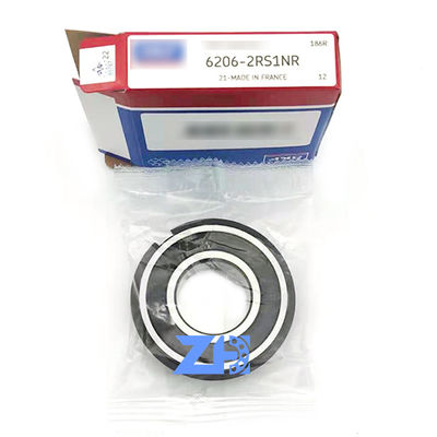 مدت زمان طولانی خدمات Deep Groove Ball Bearing 6206-2RS1NR 6206 6206-2RS CHROME STEEL 30*62*16mm